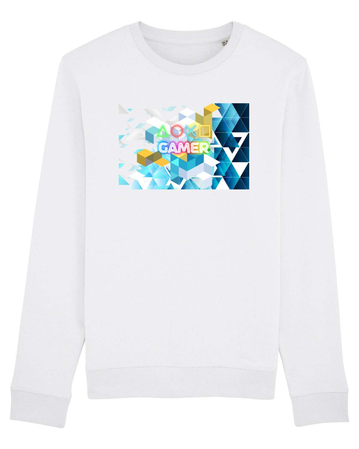 Bluză mânecă lungă Unisex Rise White