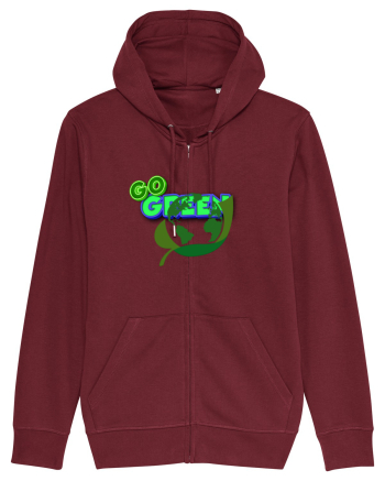 Go green  Burgundy