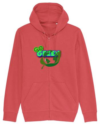 Go green  Carmine Red