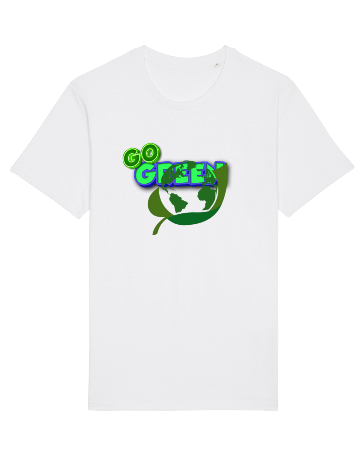 Tricou mânecă scurtă Unisex Rocker White