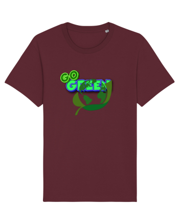 Go green  Burgundy
