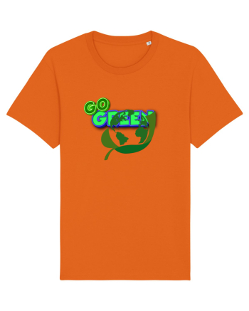 Go green  Bright Orange