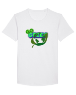 Go green  Tricou mânecă scurtă guler larg Bărbat Skater
