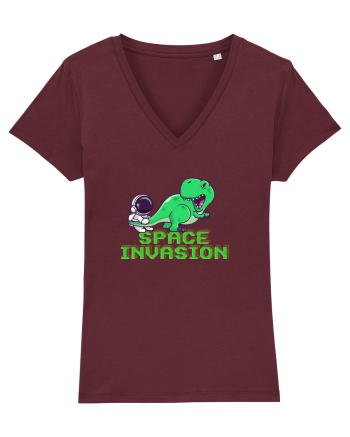 Space invasion  Burgundy