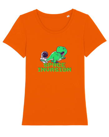 Space invasion  Bright Orange