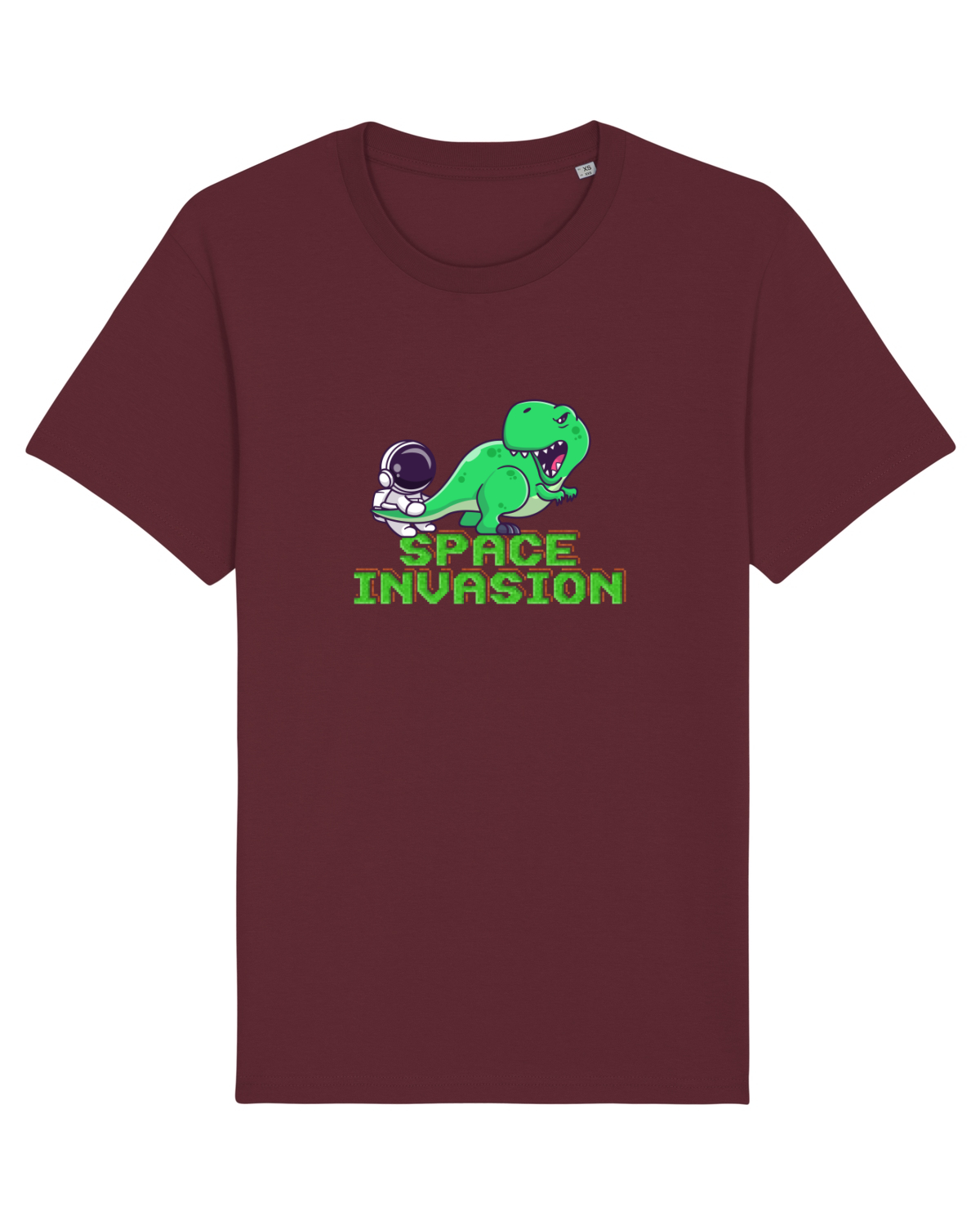 Tricou mânecă scurtă Unisex Rocker Burgundy