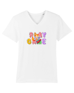 Play game  Tricou mânecă scurtă guler V Bărbat Presenter