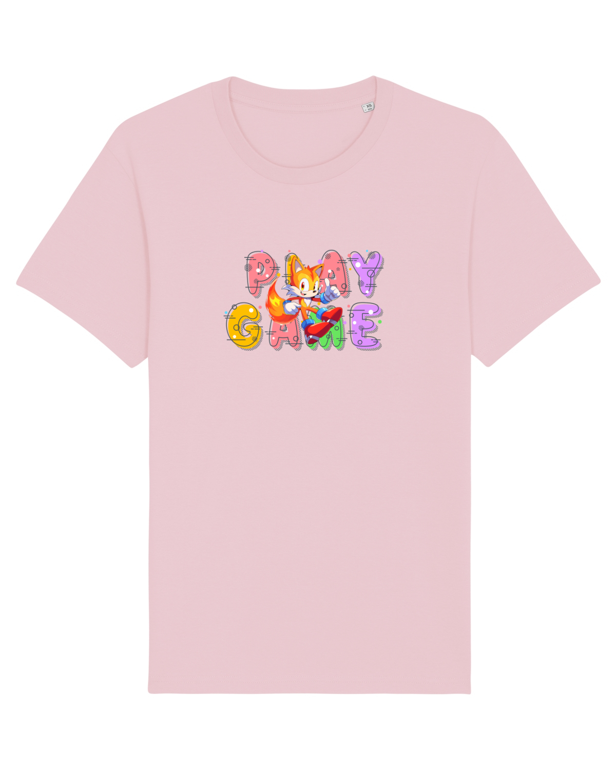 Tricou mânecă scurtă Unisex Rocker Cotton Pink