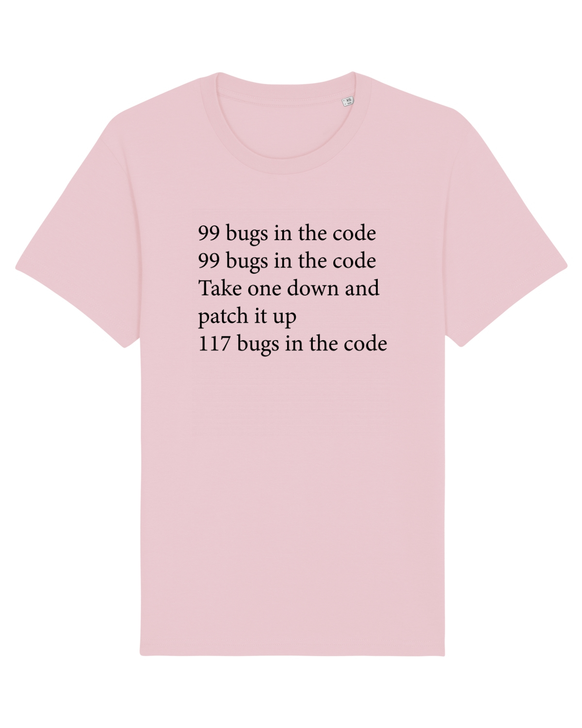 Tricou mânecă scurtă Unisex Rocker Cotton Pink