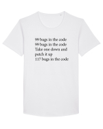 99 bugs in the code Tricou mânecă scurtă guler larg Bărbat Skater