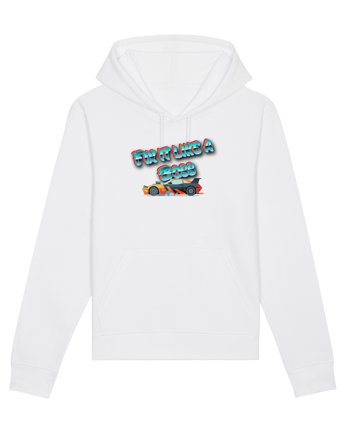 Hanorac Unisex Drummer White