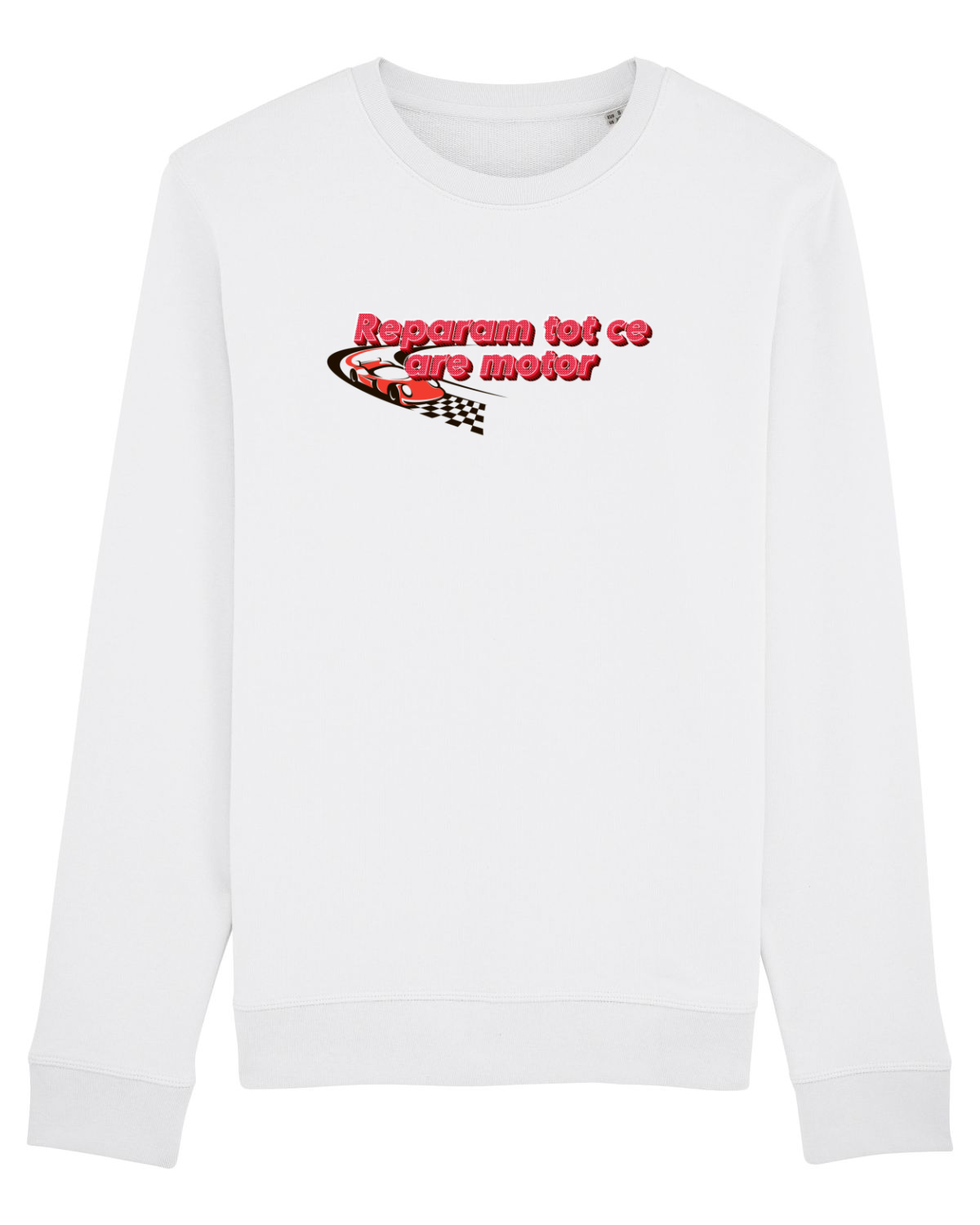 Bluză mânecă lungă Unisex Rise White