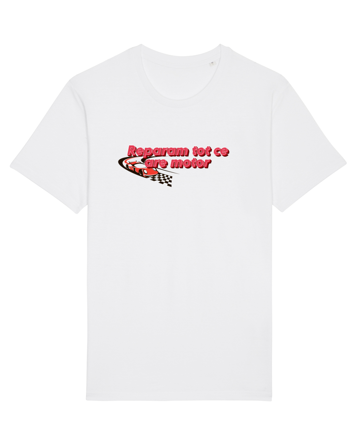 Tricou mânecă scurtă Unisex Rocker White