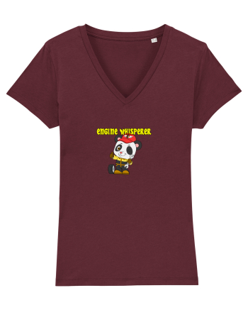 Engine whisperer Burgundy