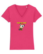 Engine whisperer Tricou mânecă scurtă guler V Damă Evoker
