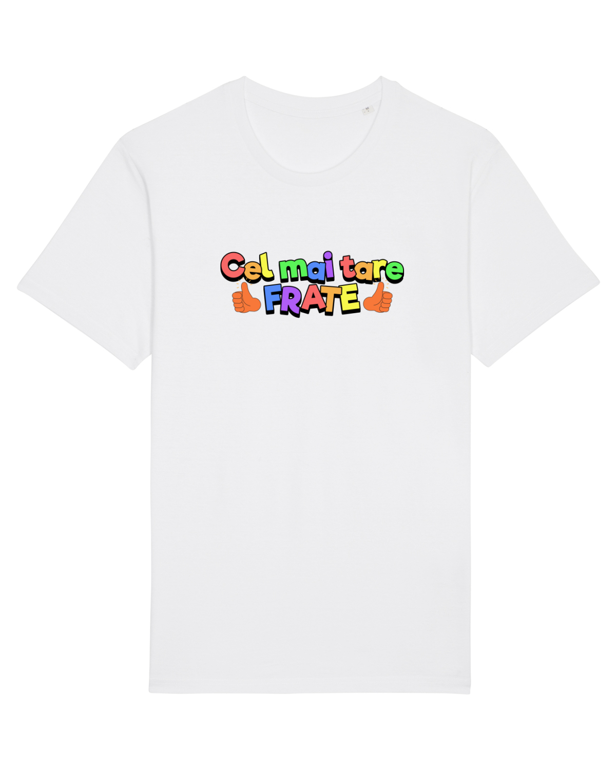 Tricou mânecă scurtă Unisex Rocker White