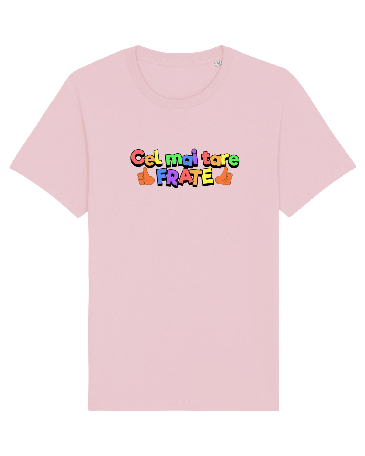 Tricou mânecă scurtă Unisex Rocker Cotton Pink