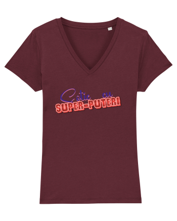 Soție cu super-puteri Burgundy