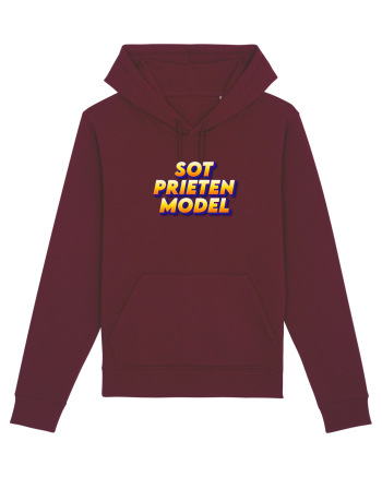 Soț prieten model  Burgundy