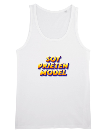 Soț prieten model  White