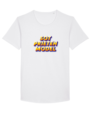 Soț prieten model  White