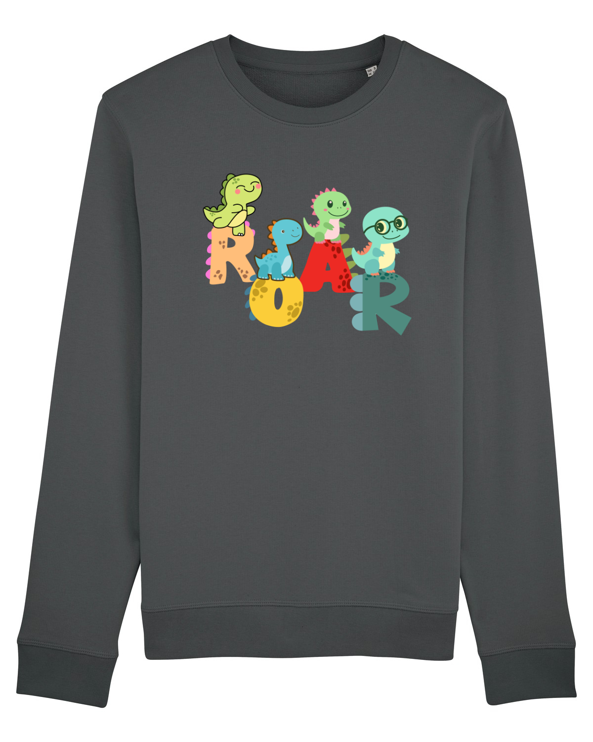 Bluză mânecă lungă Unisex Rise Anthracite