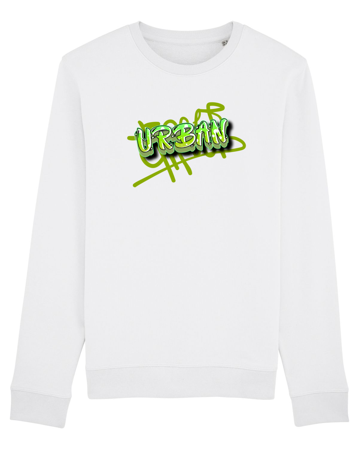Bluză mânecă lungă Unisex Rise White