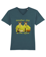 Another day at the office Tricou mânecă scurtă guler V Bărbat Presenter