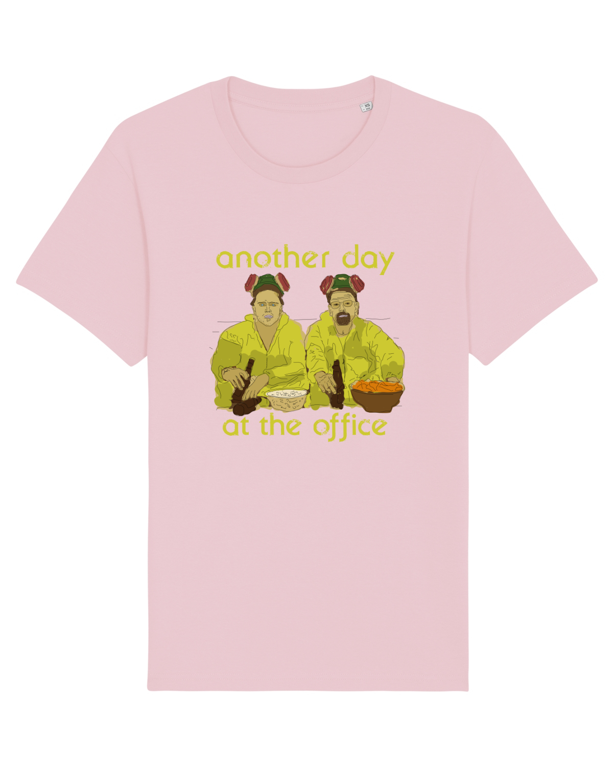 Tricou mânecă scurtă Unisex Rocker Cotton Pink
