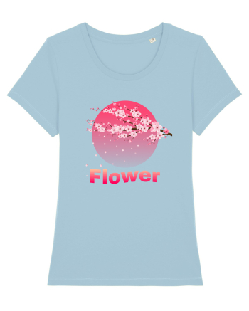 Flower  1 Sky Blue