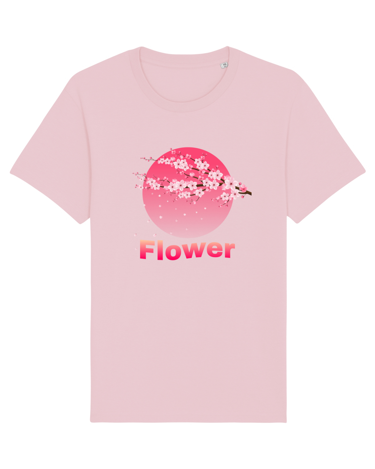 Tricou mânecă scurtă Unisex Rocker Cotton Pink