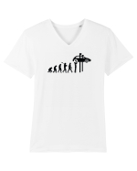 Mechanic Evolution Tricou mânecă scurtă guler V Bărbat Presenter