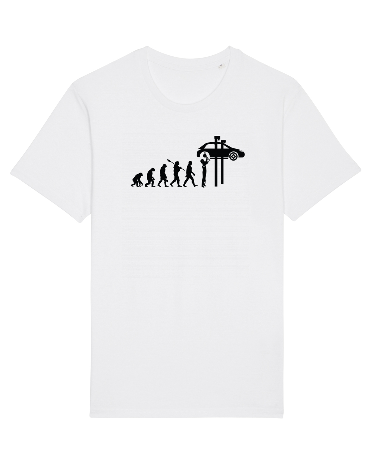Tricou mânecă scurtă Unisex Rocker White
