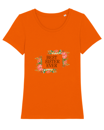 Best Sister Ever 1  Bright Orange