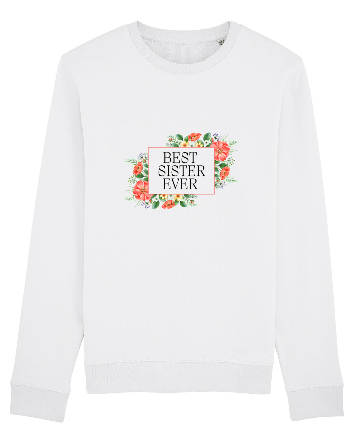 Bluză mânecă lungă Unisex Rise White
