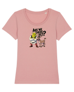 ARE WE THERE YET? - MAI AVEM PANA AJUNGEM? 2 Tricou mânecă scurtă guler larg fitted Damă Expresser
