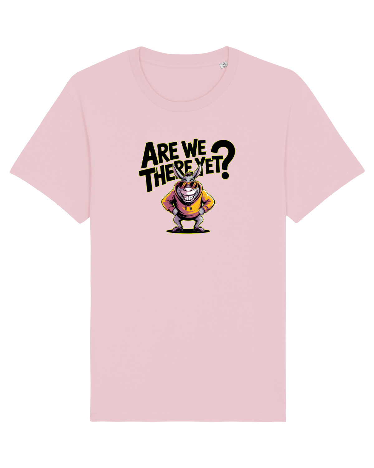 Tricou mânecă scurtă Unisex Rocker Cotton Pink