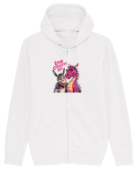 LOVE CONQUERS ALL - IUBIREA INVINGE TOTUL - magar & dragonita Hanorac cu fermoar Unisex Connector