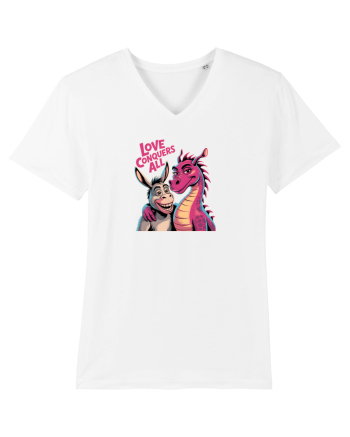 LOVE CONQUERS ALL - IUBIREA INVINGE TOTUL - magar & dragonita White