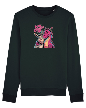 LOVE CONQUERS ALL - IUBIREA INVINGE TOTUL - magar & dragonita Black