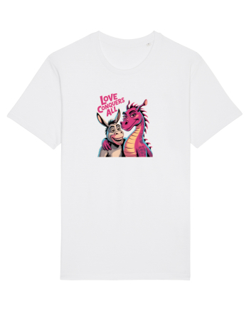 LOVE CONQUERS ALL - IUBIREA INVINGE TOTUL - magar & dragonita White