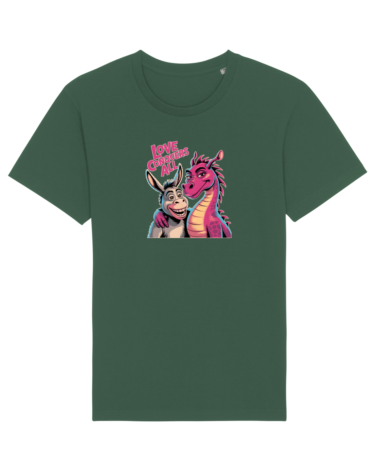 Tricou mânecă scurtă Unisex Rocker Bottle Green