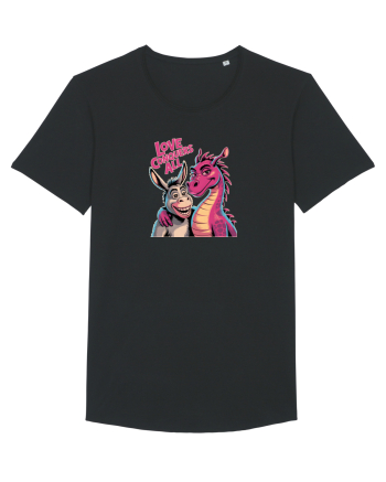 LOVE CONQUERS ALL - IUBIREA INVINGE TOTUL - magar & dragonita Black