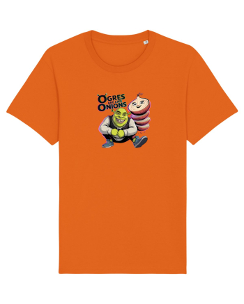 OGRES ARE LIKE ONIONS - Capcaunii sunt ca ceapa, au multe straturi Bright Orange