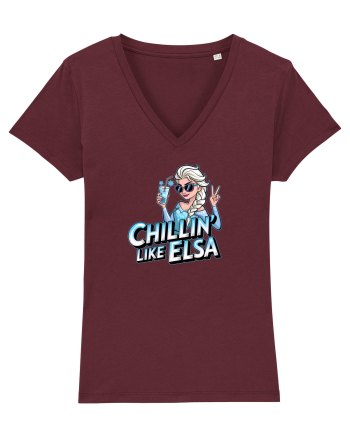 CHILLIN` LIKE ELSA - COCKTAIL Burgundy