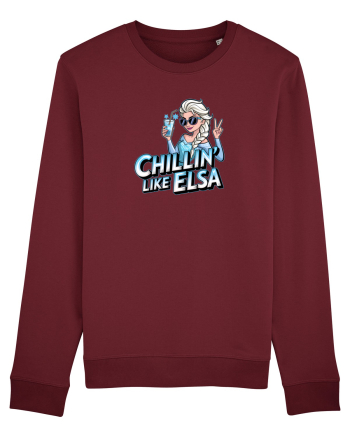 CHILLIN` LIKE ELSA - COCKTAIL Burgundy