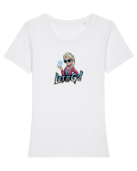 LET IT GO! Tricou mânecă scurtă guler larg fitted Damă Expresser