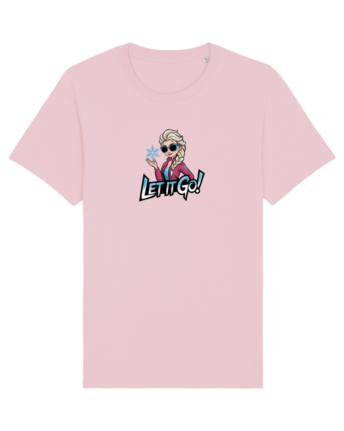 Tricou mânecă scurtă Unisex Rocker Cotton Pink