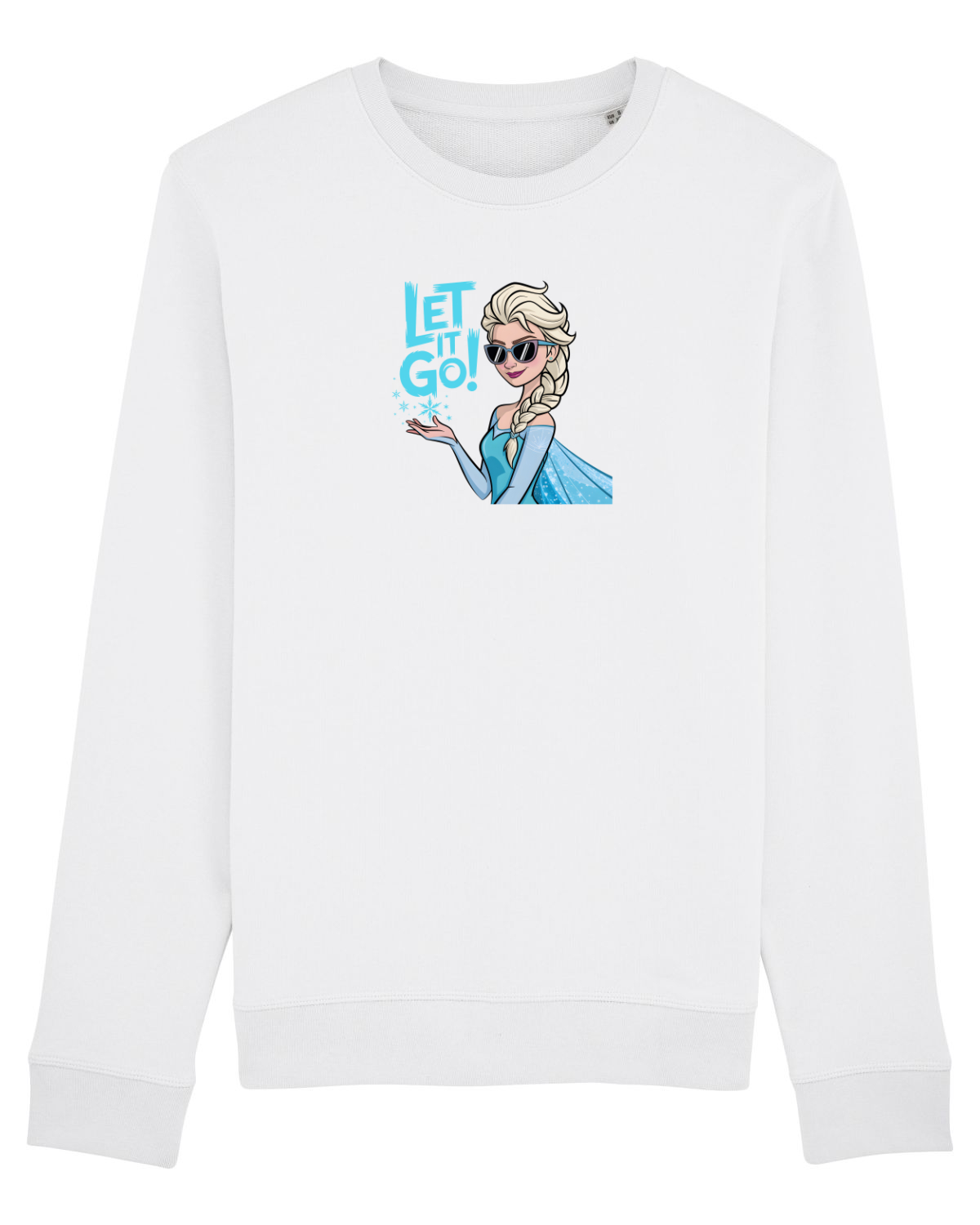 Bluză mânecă lungă Unisex Rise White