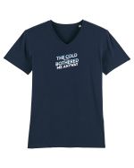 THE COLD NEVER BOTHERED ME ANYWAY 3 Tricou mânecă scurtă guler V Bărbat Presenter